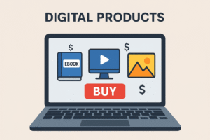 디지털 제품 판매 화면